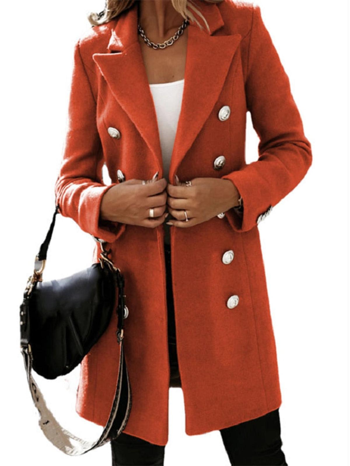 Dames Klassieke Trenchcoat Met Ceintuur En Knopen