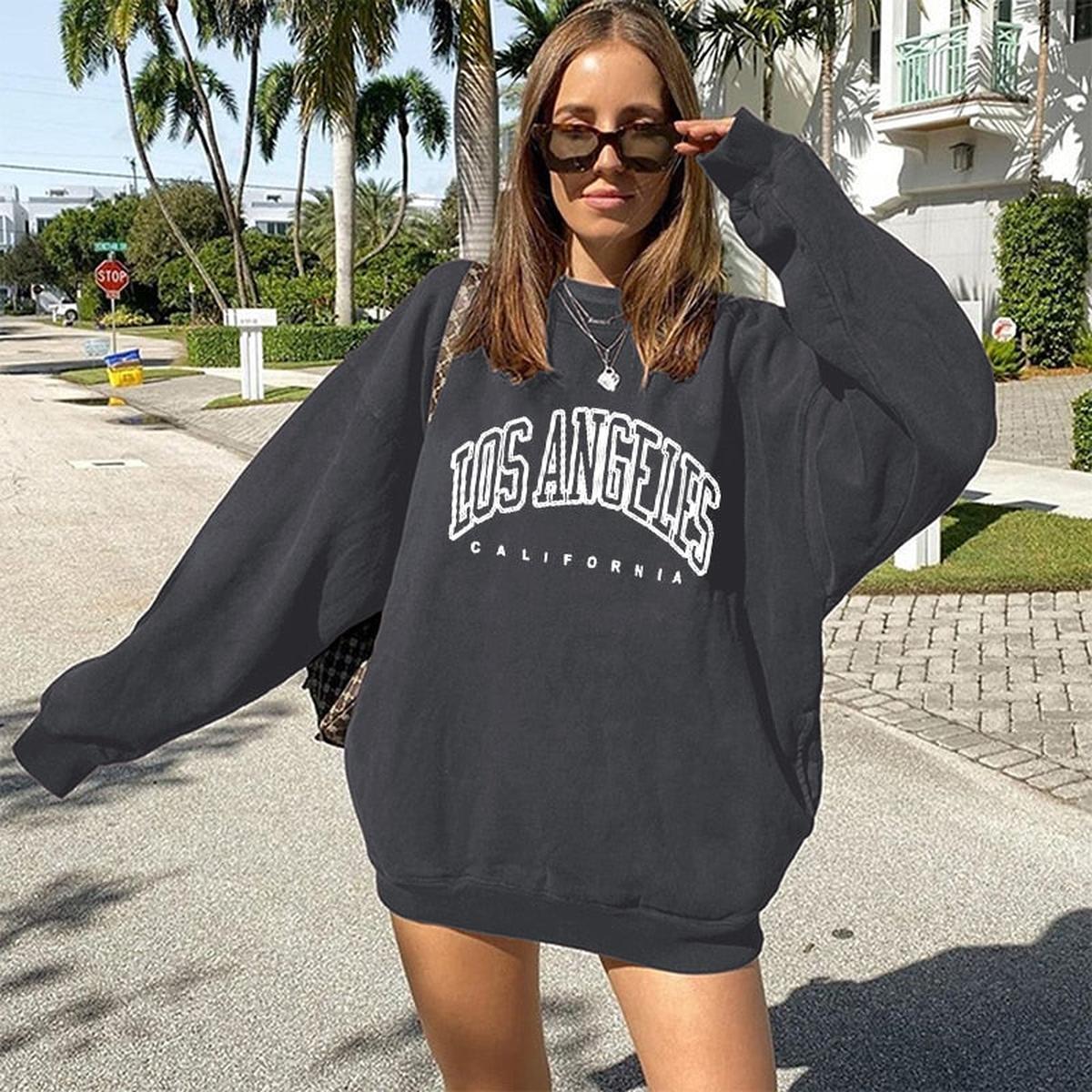 Dames Oversized Pullover Met Lange Mouwen