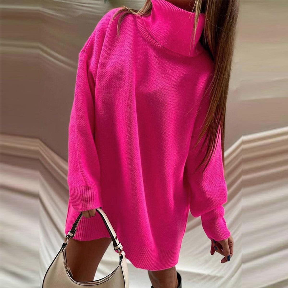 Dames Pullover Met Moderne Kraag Voor Comfort En Stijl