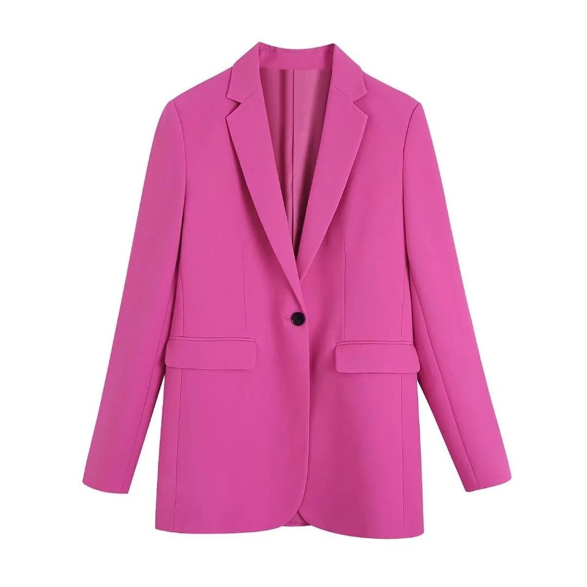 Dames Tailored Blazer Voor Zakelijke En Formele Gelegenheden