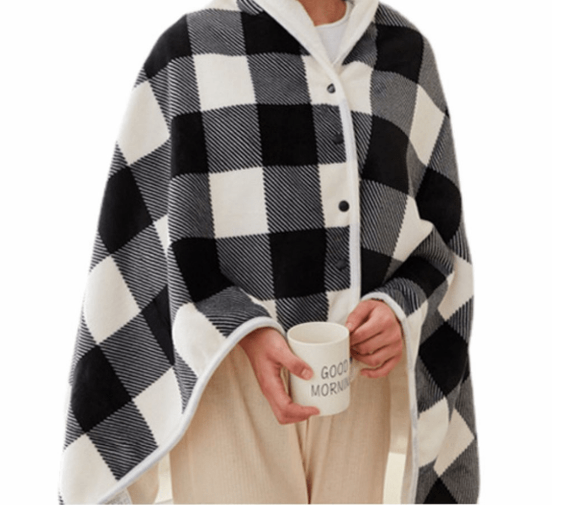 Draagbare Elektrische Deken Voor Vrouwen Met Instelbare Warmte Instellingen