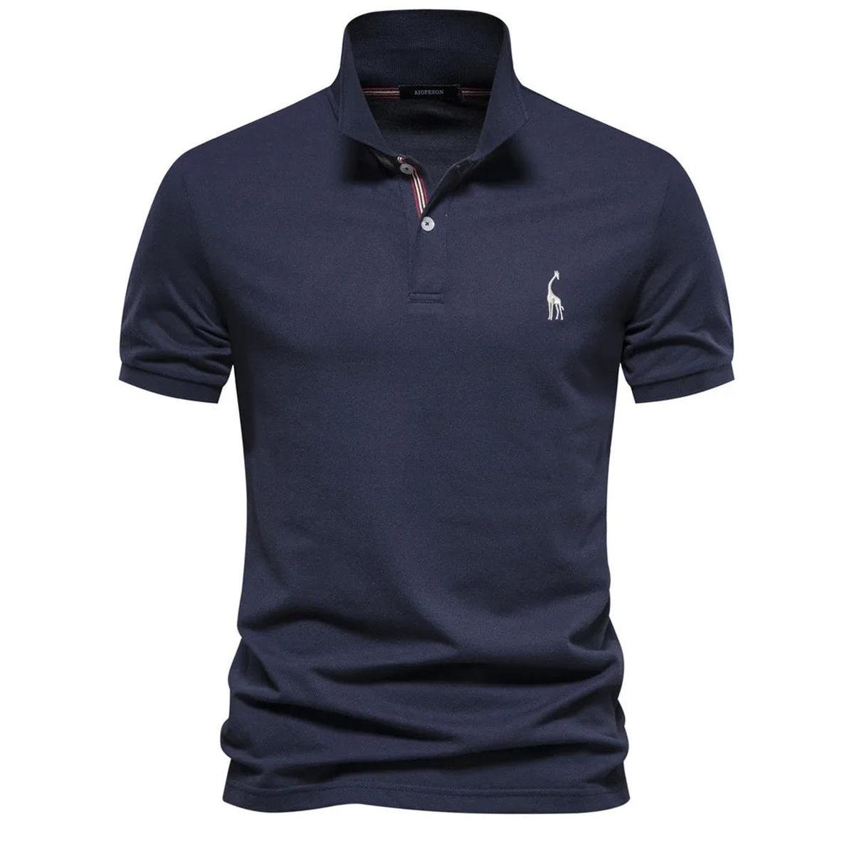 Klassiek Heren Poloshirt met Geborduurd Logo
