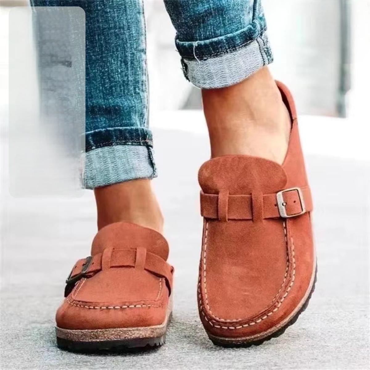 Dames Suède Loafers Met Gesp - Lichtgewicht En Comfortabel Voor Elke Gelegenheid - Harlett