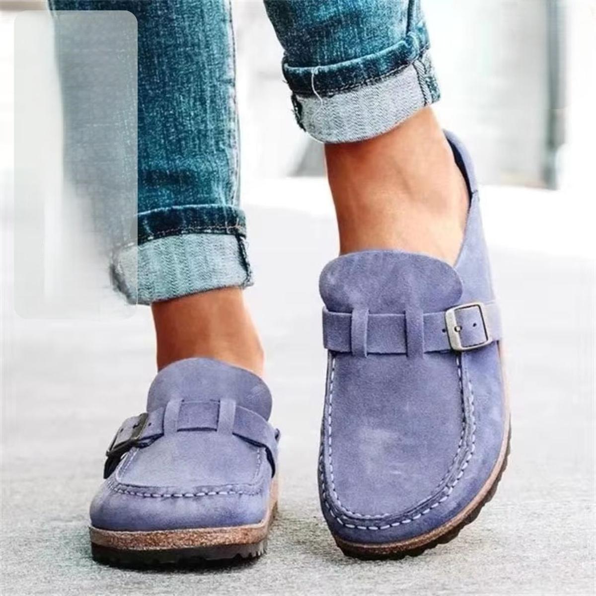Dames Suède Loafers Met Gesp - Lichtgewicht En Comfortabel Voor Elke Gelegenheid - Harlett