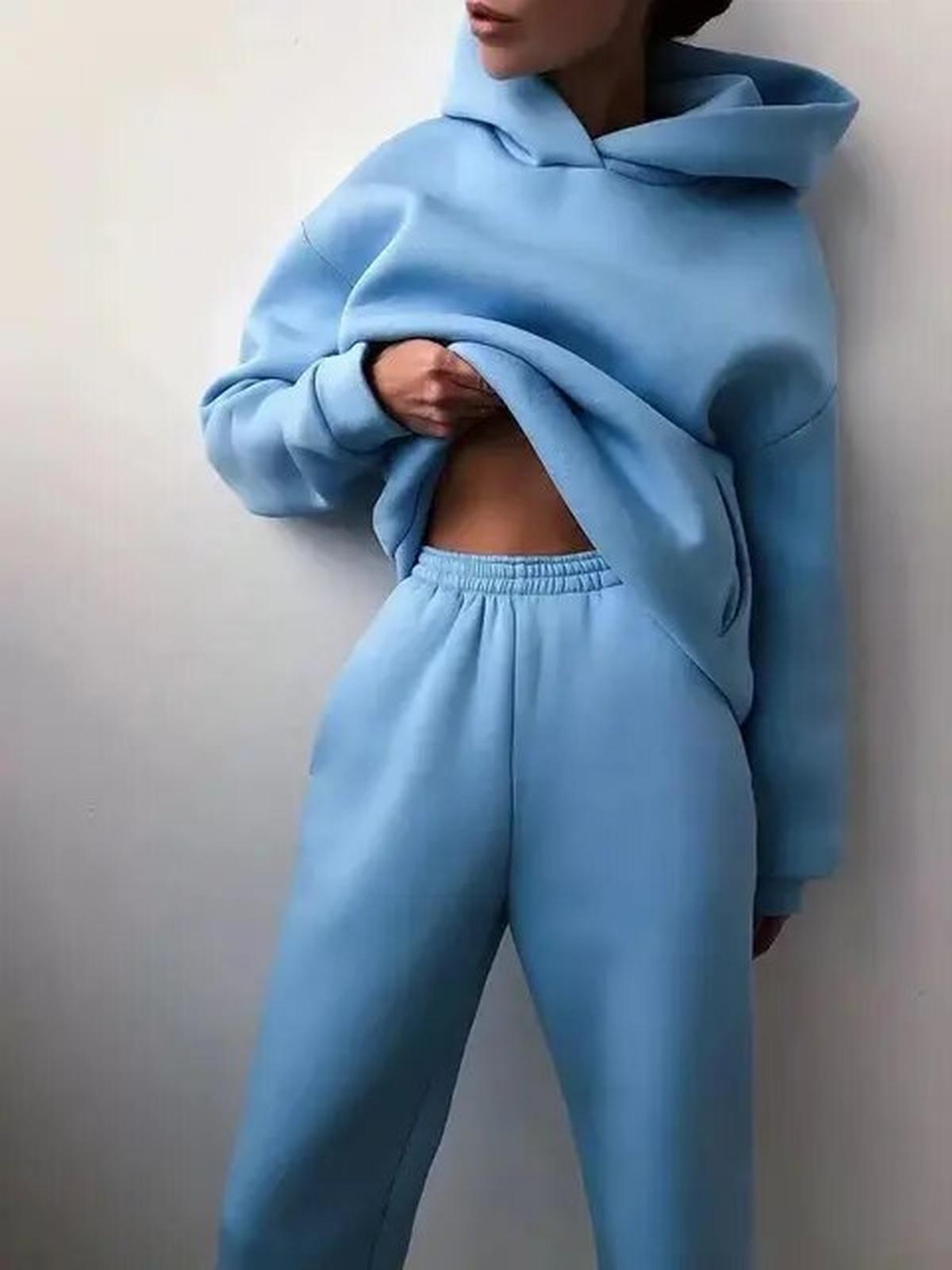 Dames Trainingspak Hoodie En Jogger Set Voor Een Comfortabele Winterstijl - Harlett
