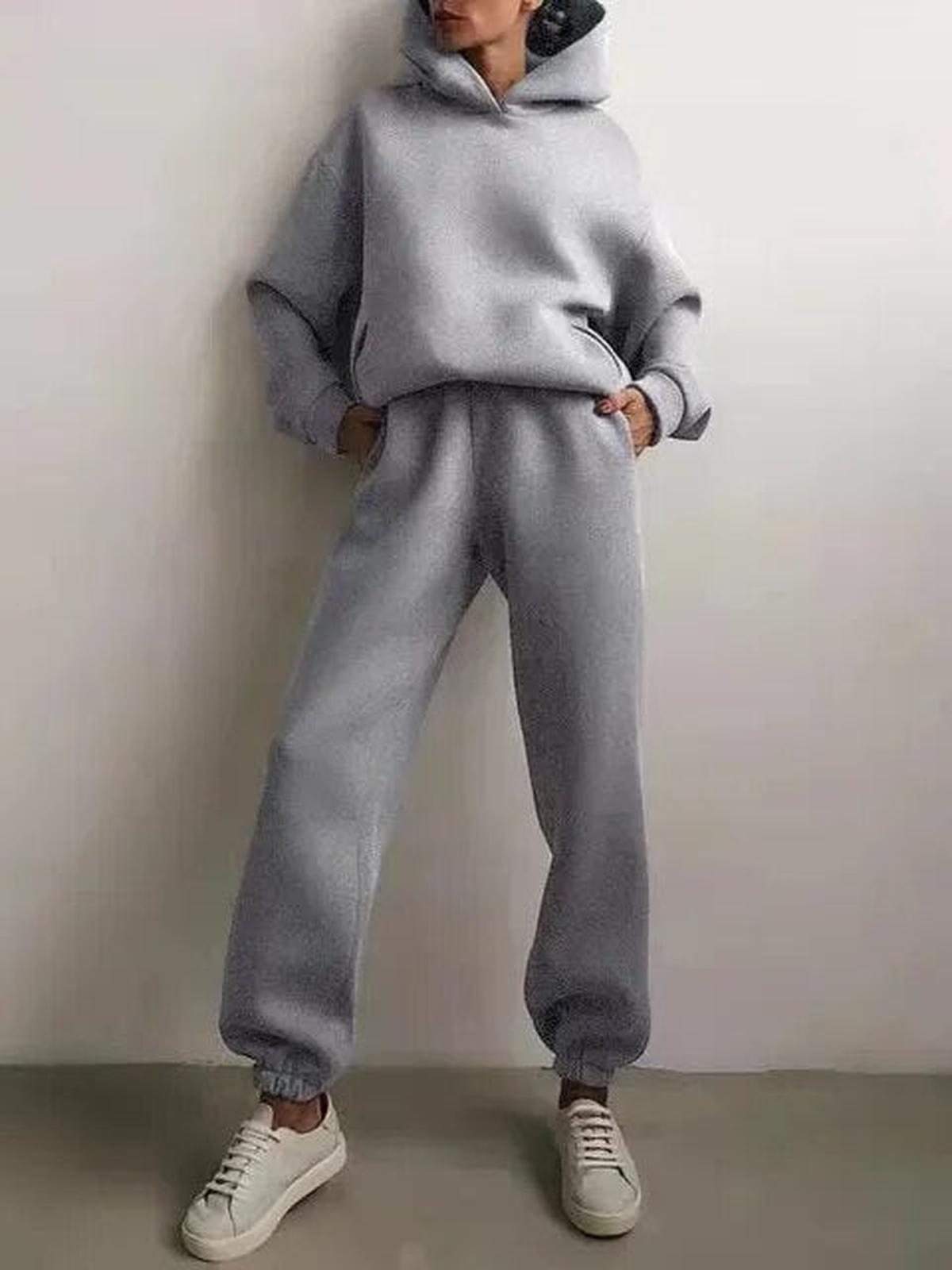 Dames Trainingspak Hoodie En Jogger Set Voor Een Comfortabele Winterstijl - Harlett