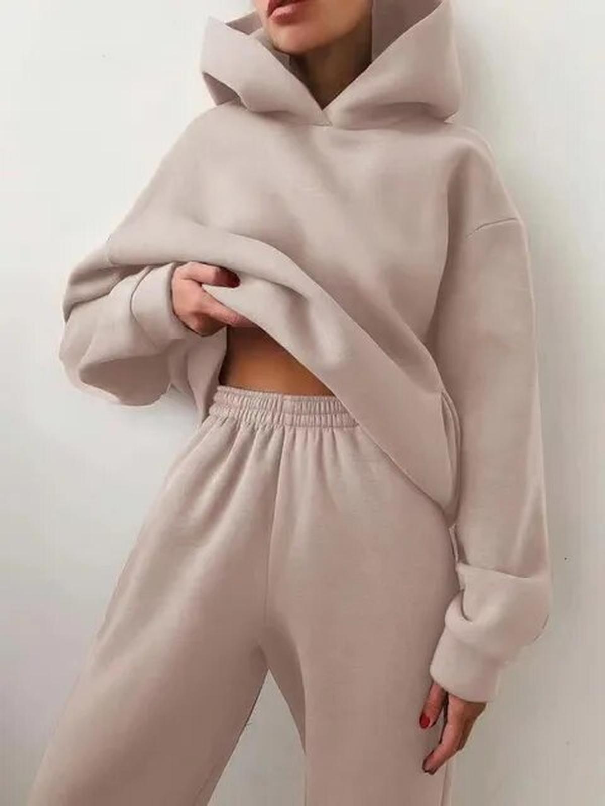 Dames Trainingspak Hoodie En Jogger Set Voor Een Comfortabele Winterstijl - Harlett