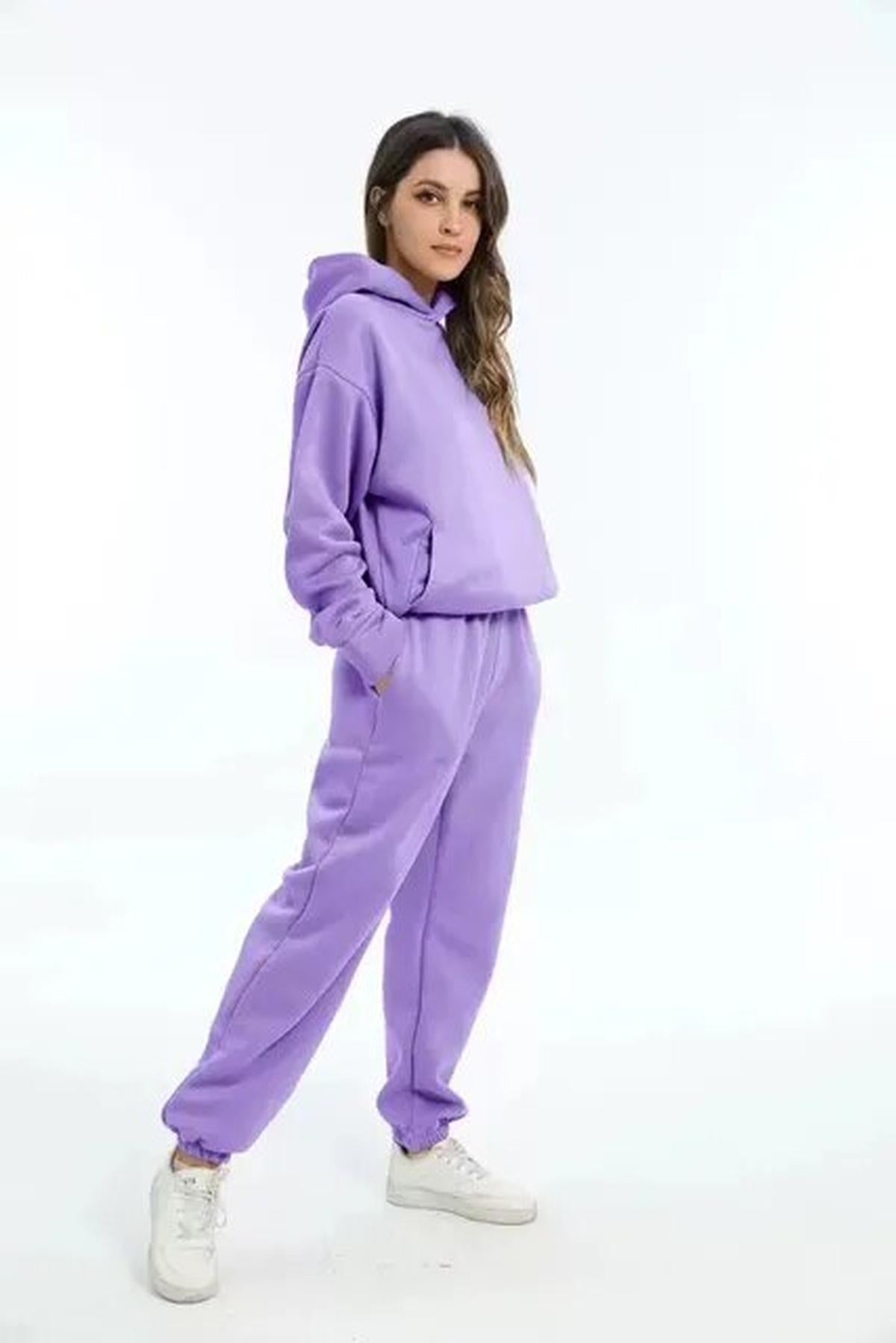 Dames Trainingspak Hoodie En Jogger Set Voor Een Comfortabele Winterstijl - Harlett