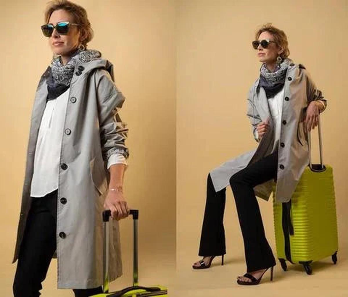 Dames Trenchcoat met Capuchon – Windjack voor het tussenseizoen - Harlett