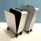 100% Aluminium Koffer Met 360° Spinnerwielen - Luxe Cabine En Ingecheckte Bagage - Harlett