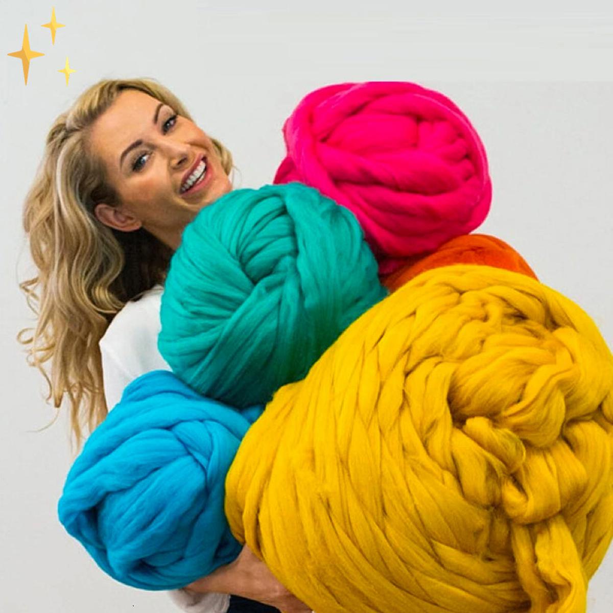 1000 Gram XXL Grof Garen - Zacht Premium Breigaren Voor Modeprojecten