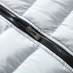 Lichtgewicht Gewatteerde Bodywarmer Met Hoge Kraag En Winddichte Ritsen