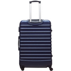 2-Delige Donkerblauwe Hard Shell Bagageset Met 4 Wielen