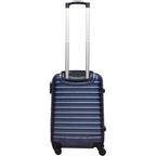 2-Delige Donkerblauwe Hard Shell Bagageset Met 4 Wielen
