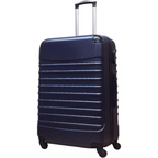 2-Delige Donkerblauwe Hard Shell Bagageset Met 4 Wielen