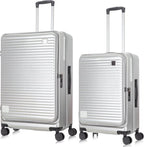 2-Delige Hard Shell Kofferset Met Laptopcompartiment