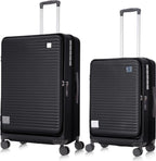 2-Delige Hard Shell Kofferset Met Laptopcompartiment
