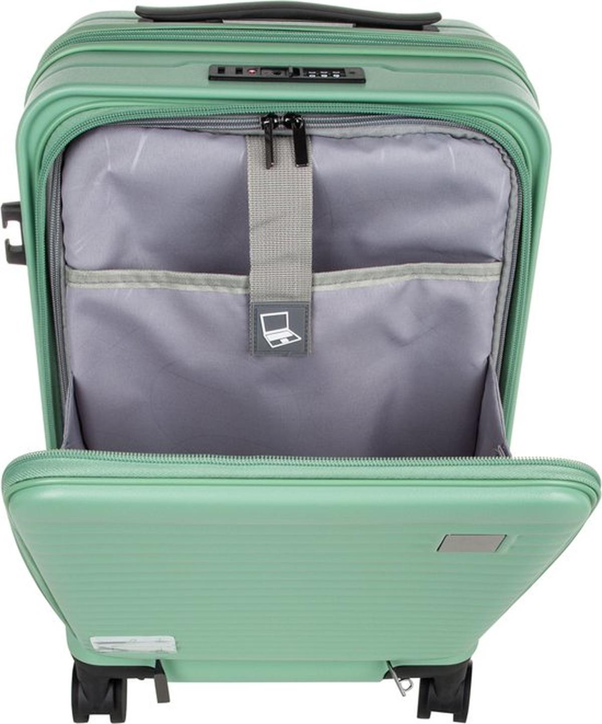 2-Delige Hard Shell Kofferset Met Laptopcompartiment