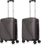 2-Delige Hard Shell Kofferset Met TSA Slot En 360° Spinner Wielen