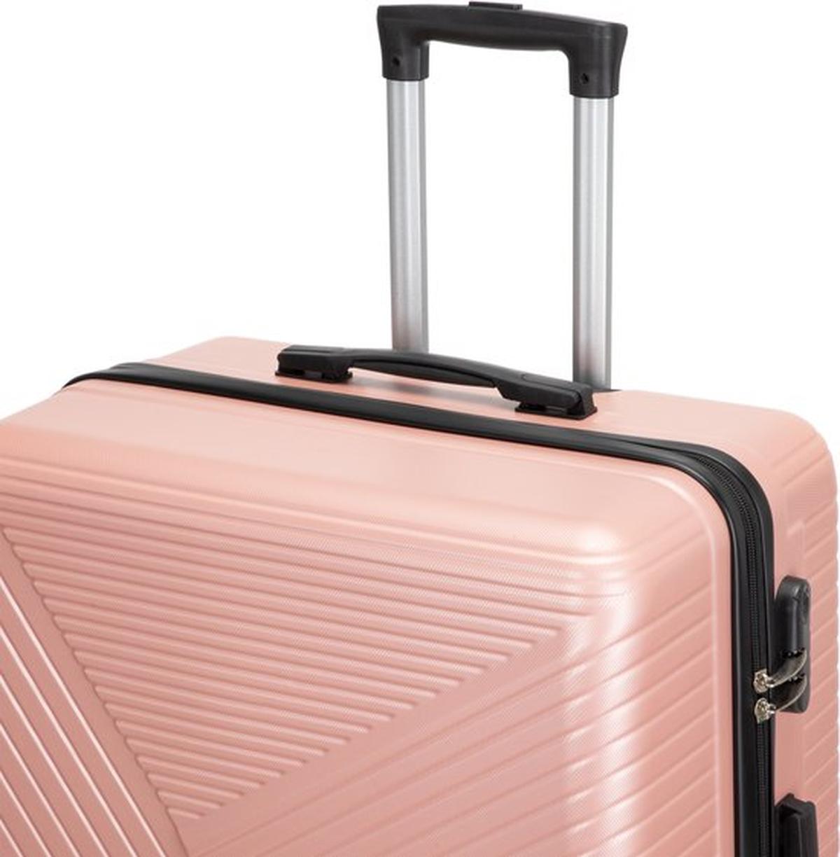 2-Delige Hard Shell Kofferset Met TSA Slot En 360° Spinner Wielen