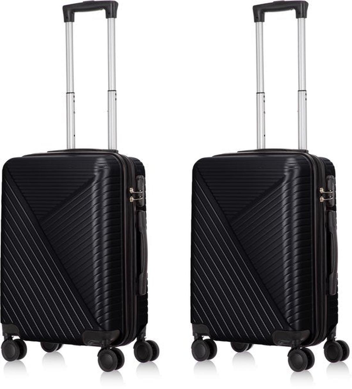 2-Delige Hard Shell Kofferset Met TSA Slot En 360° Spinner Wielen