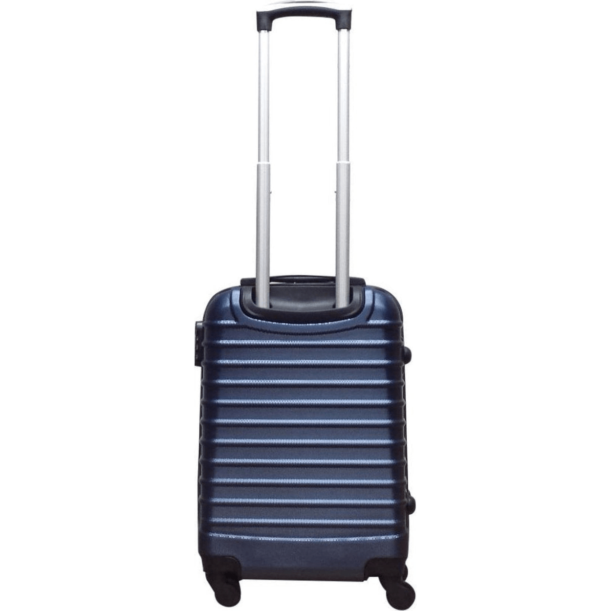 2 - Delige Donkerblauwe Hard Shell Bagageset Met 4 Wielen - Harlett