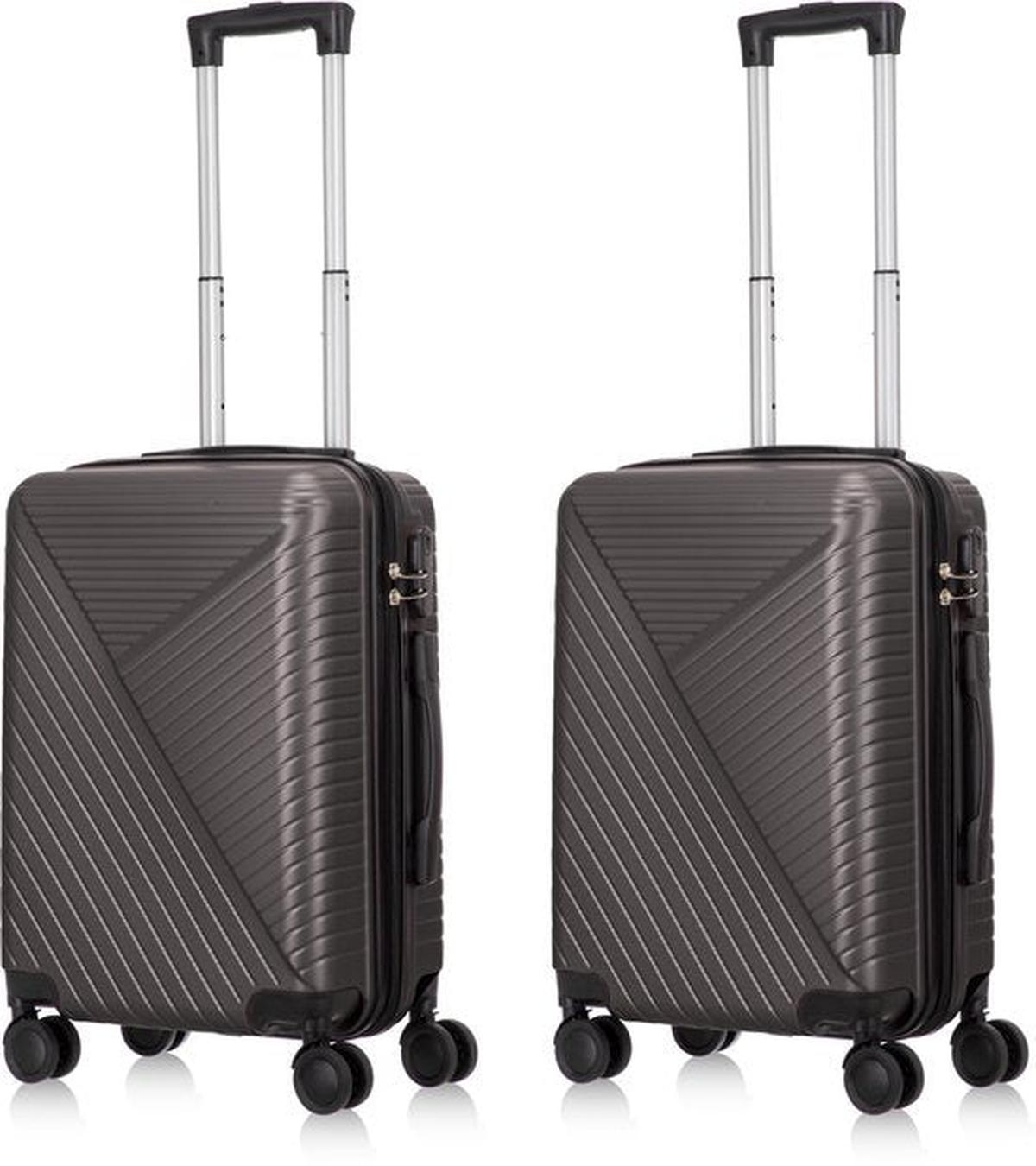 2 - Delige Hard Shell Kofferset Met TSA Slot En 360° Spinner Wielen - Harlett