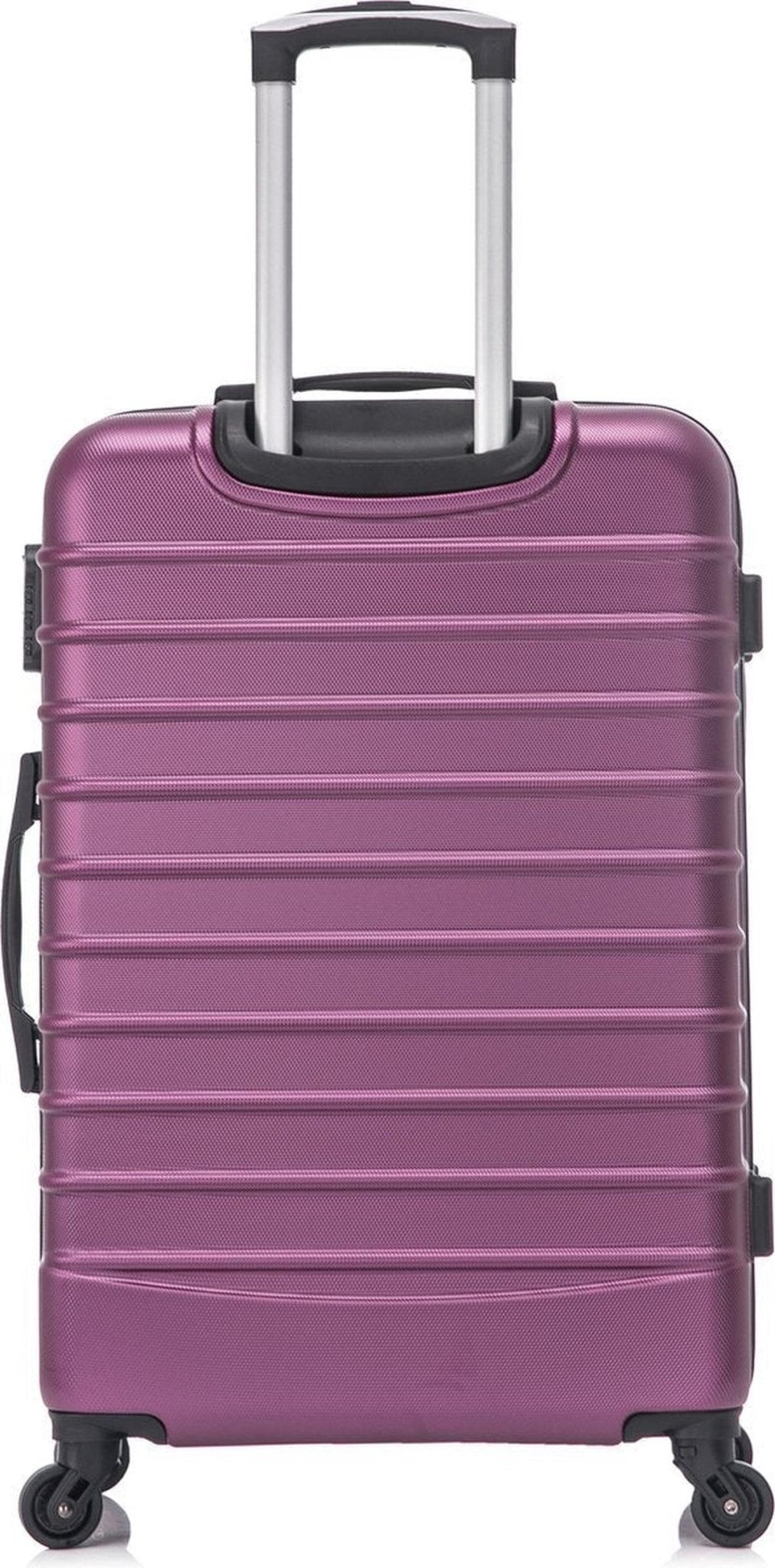 2 - Delige Hard - Shell Kofferset Met XL En S Koffer In Roze - Harlett