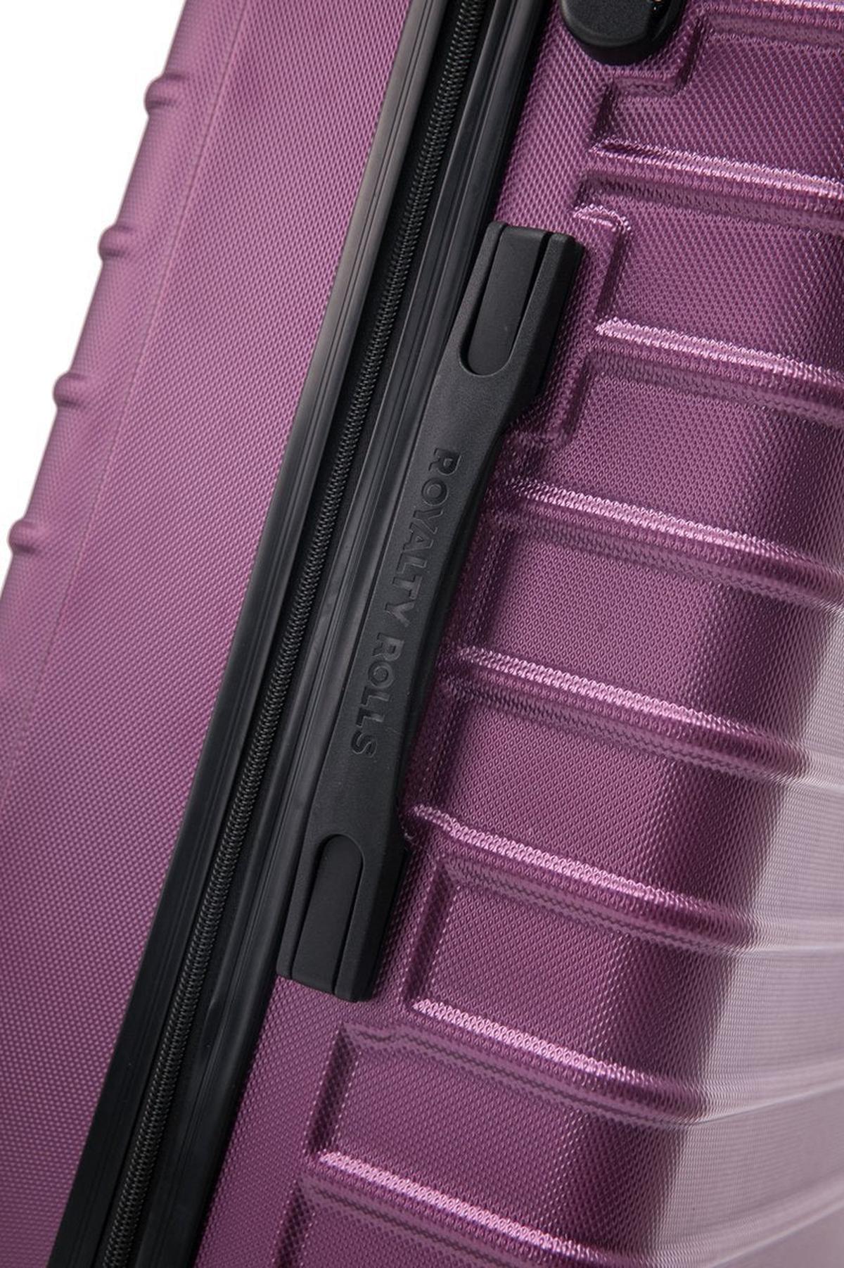 2 - Delige Hard - Shell Kofferset Met XL En S Koffer In Roze - Harlett