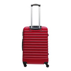 2 - Delige Rood Hard Shell Kofferset Met 4 Wielen - Harlett