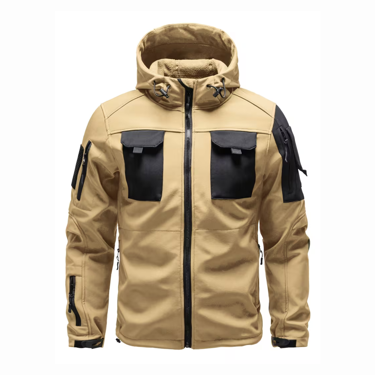 Tactical Softshell Jas Heren - Wind- & Waterdicht (Multi-Pocket)
