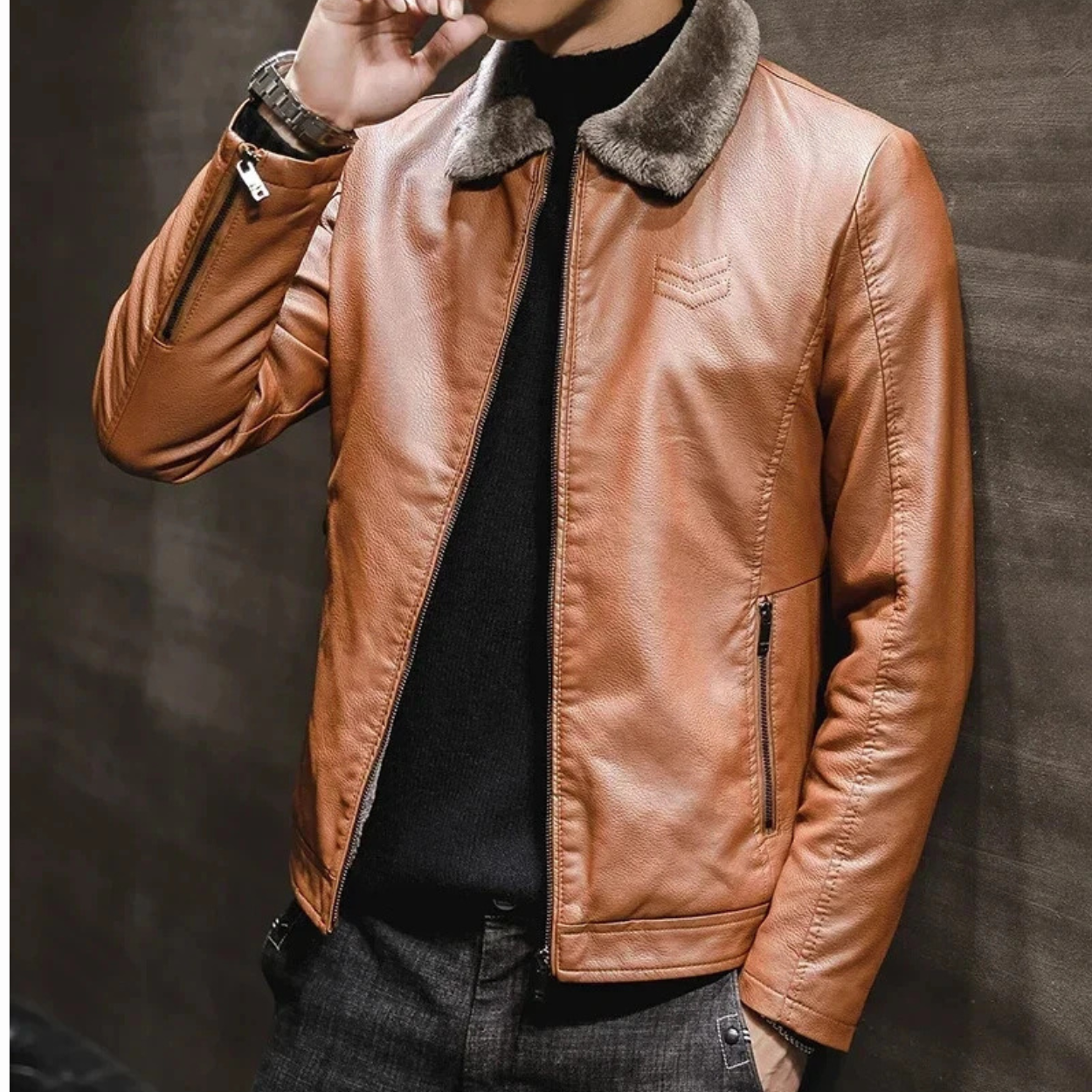 Klassieke Heren Pilotenjas - Winddicht & Warm