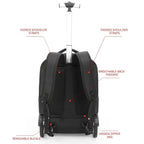 3 - in - 1 Laptop Rugzak Trolley Koffer Met Gevoerde Compartment - Harlett