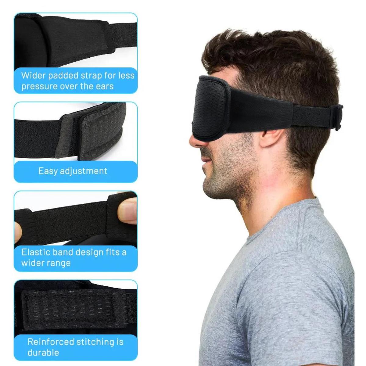 3D Slaapmasker – Comfortabel & Volledige Duisternis