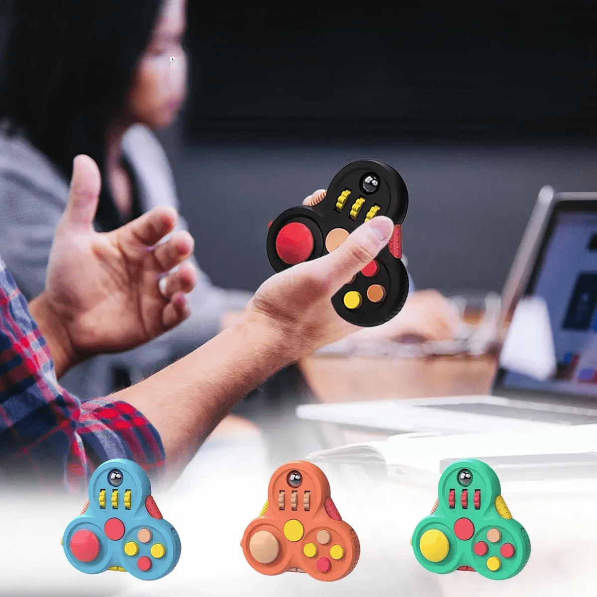 4-Delige Fidget Set Voor Stressverlichting En Focus