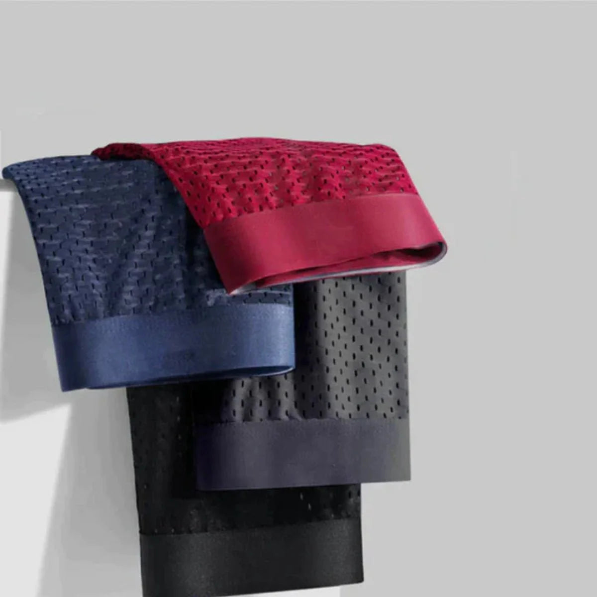 4-Pack Ademende Bamboe Boxershorts - Anti-Zweet Mesh Structuur