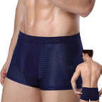4-Pack Ademende Bamboe Boxershorts - Anti-Zweet Mesh Structuur