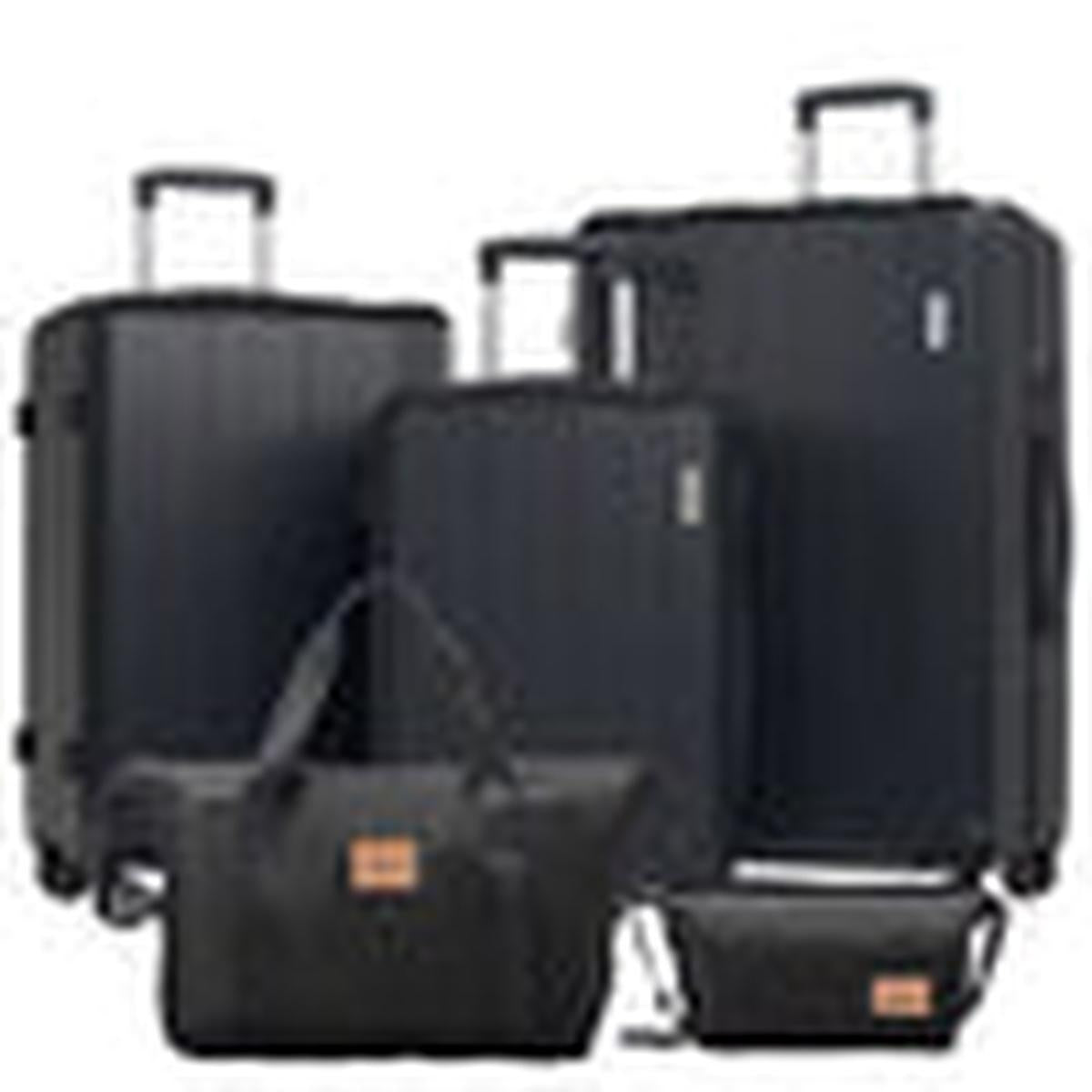 5-In-1 Bagageset Met Drie Koffers En Twee Tassen