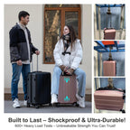 5-In-1 Bagageset Met Drie Koffers En Twee Tassen