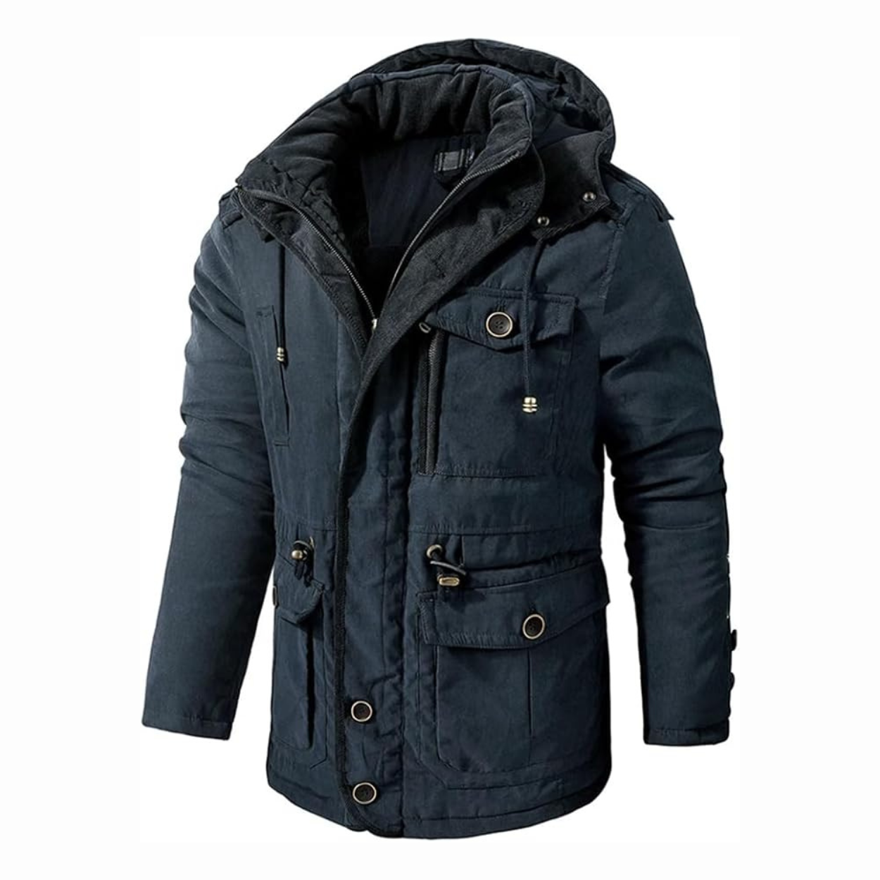 Sherpa Voering Utility Parka Voor Heren