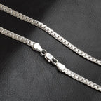 925 Sterling Zilveren Schakelketting