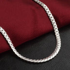 925 Sterling Zilveren Schakelketting