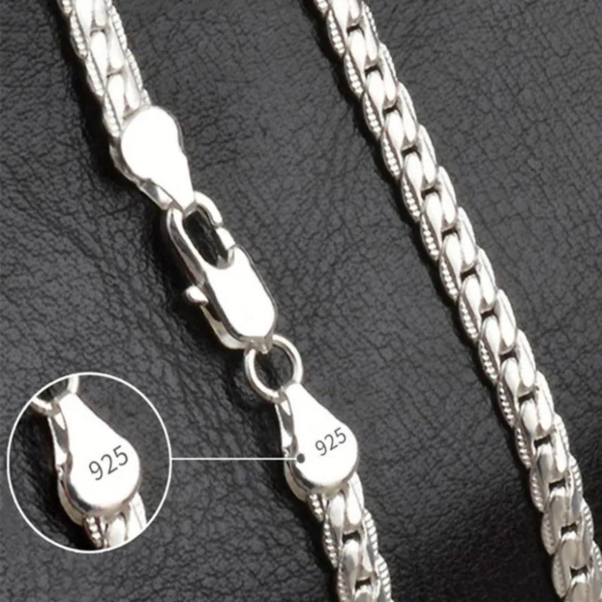 925 Sterling Zilveren Schakelketting - Harlett