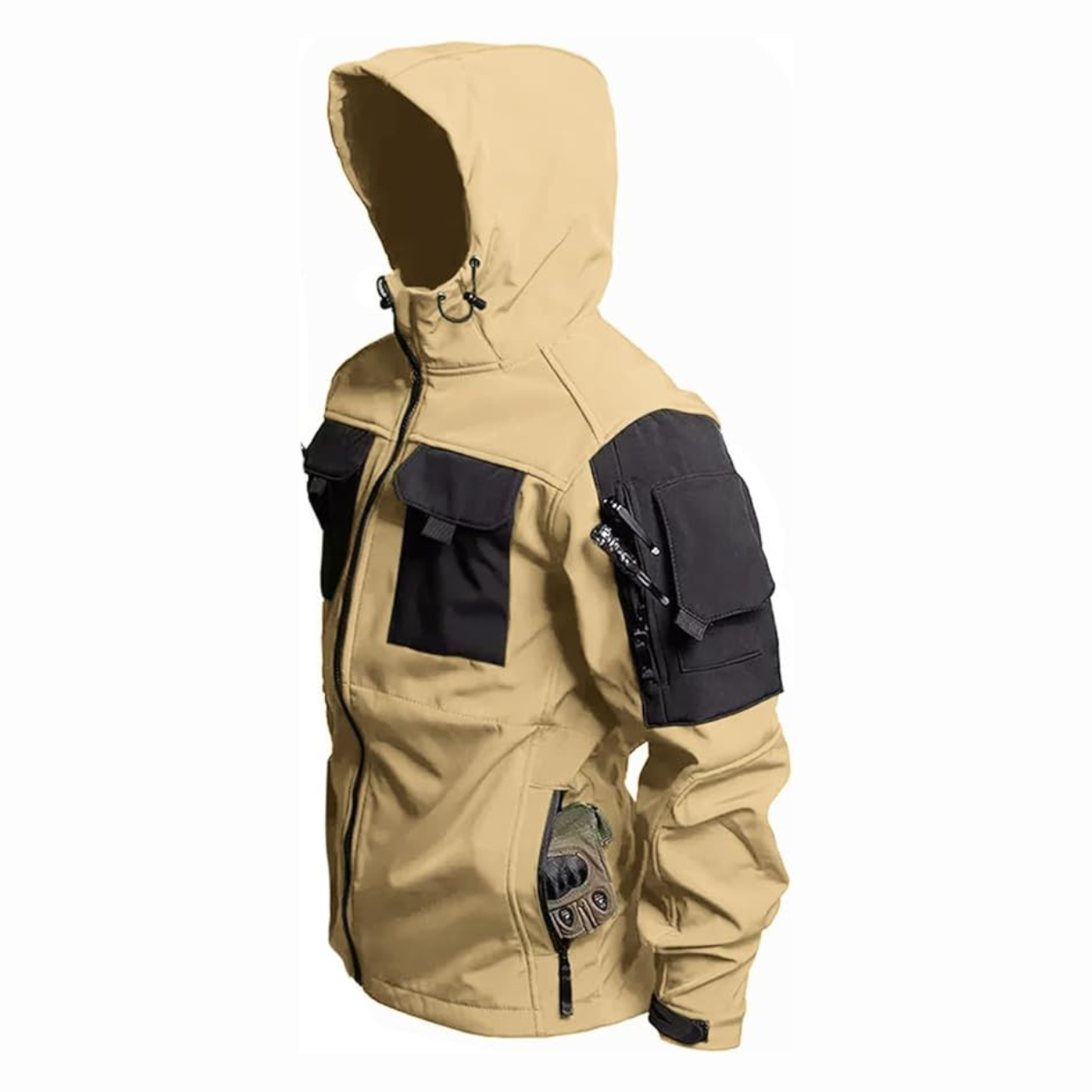 Tactical Softshell Jas Heren - Wind- & Waterdicht (Multi-Pocket)