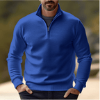 Ademend Half-Zip Trui Trui Voor Laagjes In Herfst En Winter