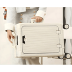 Aluminium Handbagagekoffer Met USB-poorten En 360° Spinner Wielen