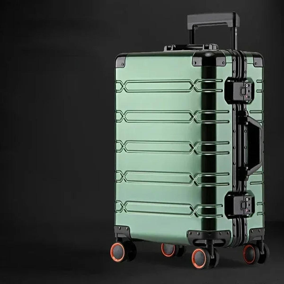 Aluminium-Magnesium Bagage Set Met TSA Slot En Spinner Wielen