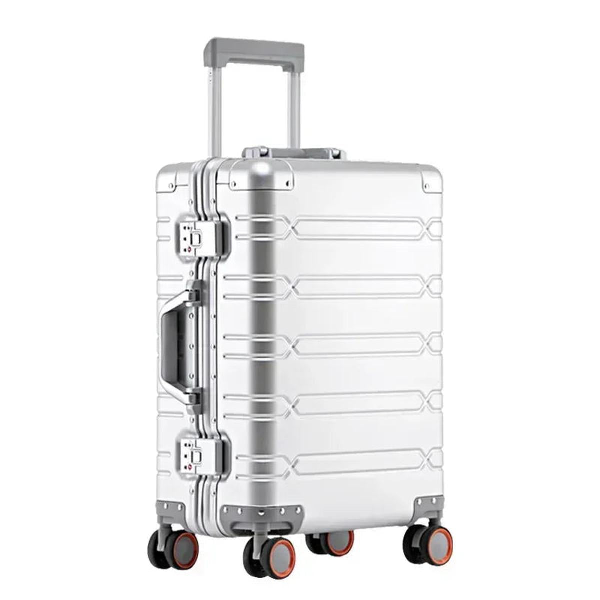 Aluminium-Magnesium Bagage Set Met TSA Slot En Spinner Wielen