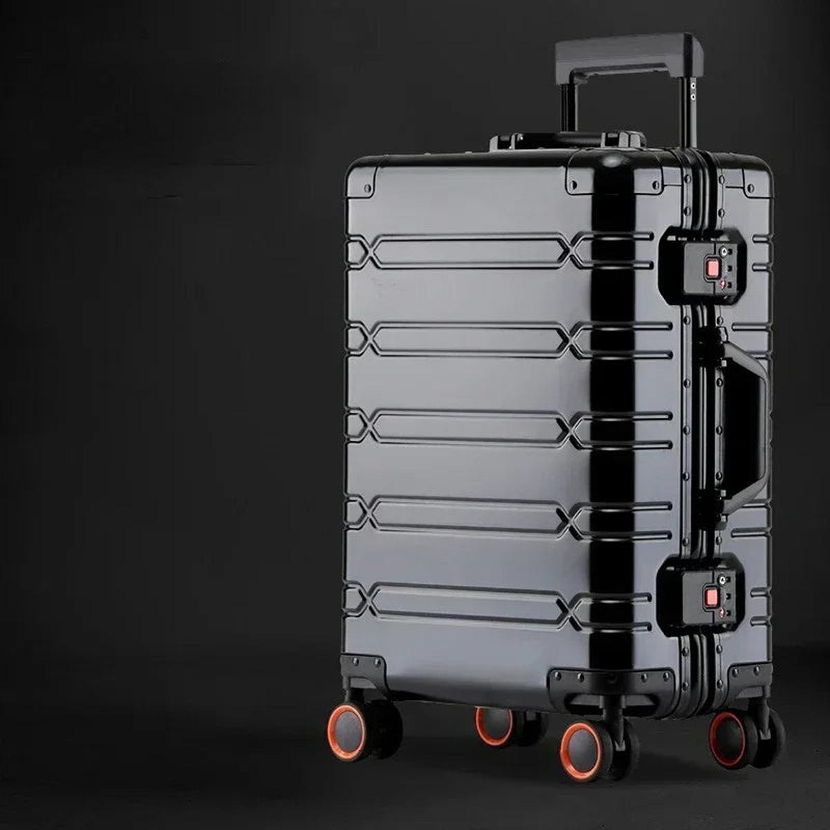 Aluminium-Magnesium Bagage Set Met TSA Slot En Spinner Wielen