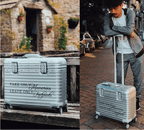 Aluminium-Magnesium Harde Koffer Met 360° Spinner Wielen Voor Luxe Reizen